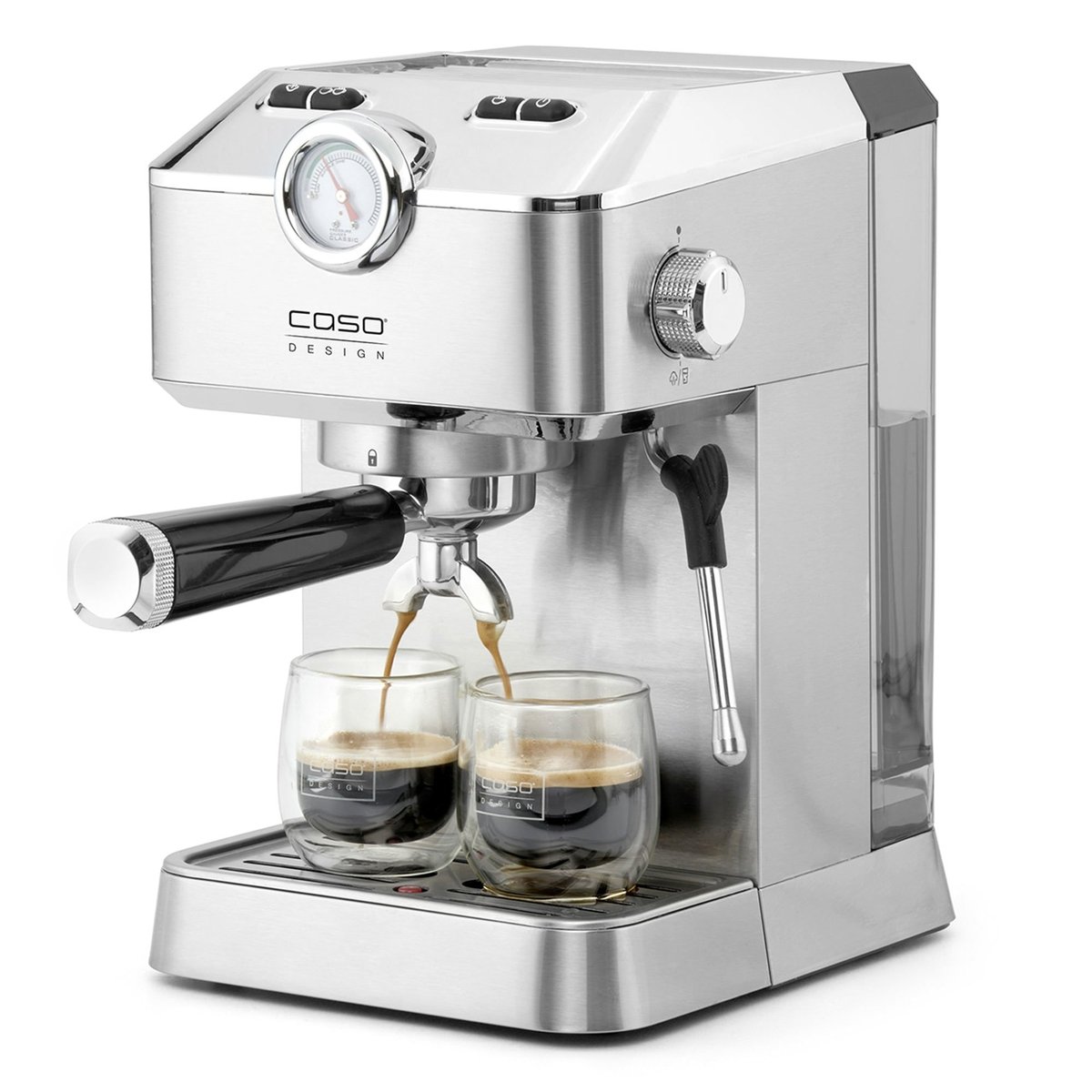 Espresso Gourmet espressokeitin, hopea