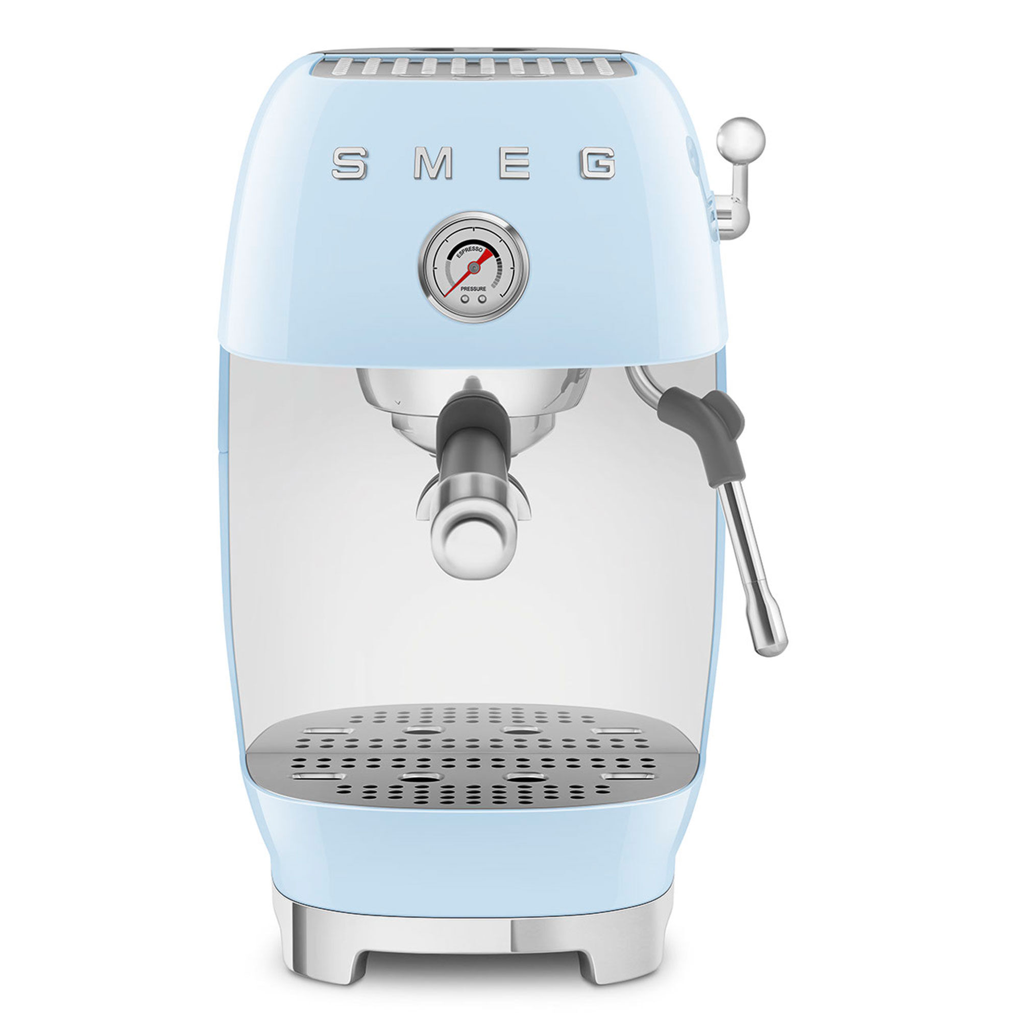 Smeg Espressomaskin med Cold Brew, pastellblå