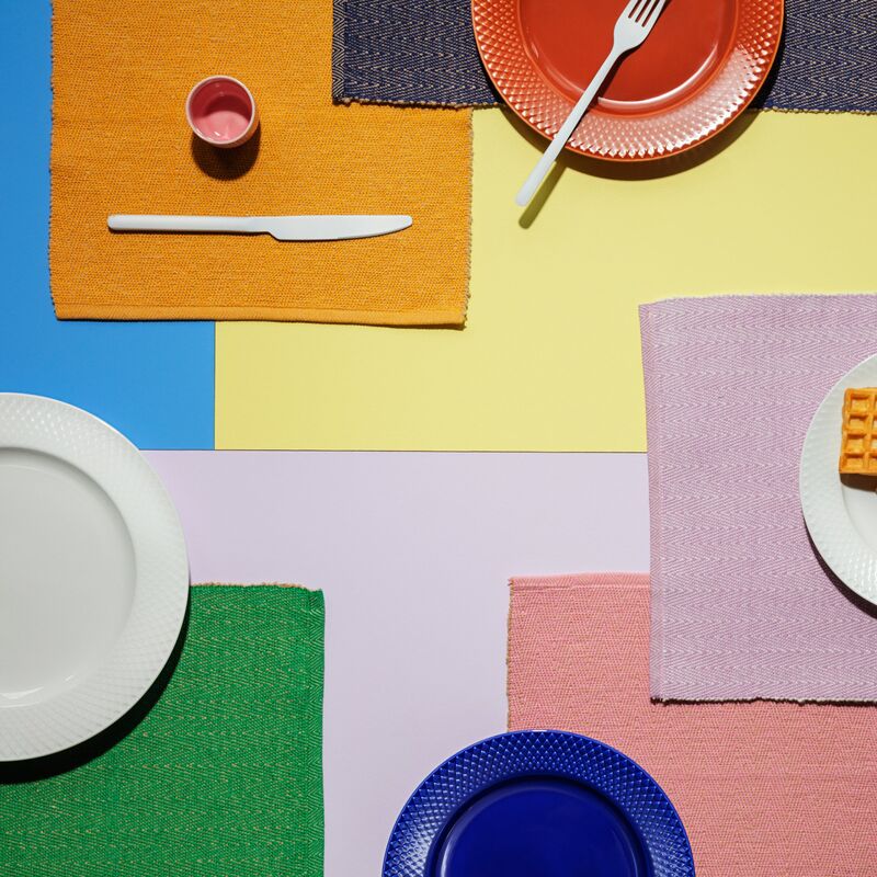 Herringbone bordstablett, grön