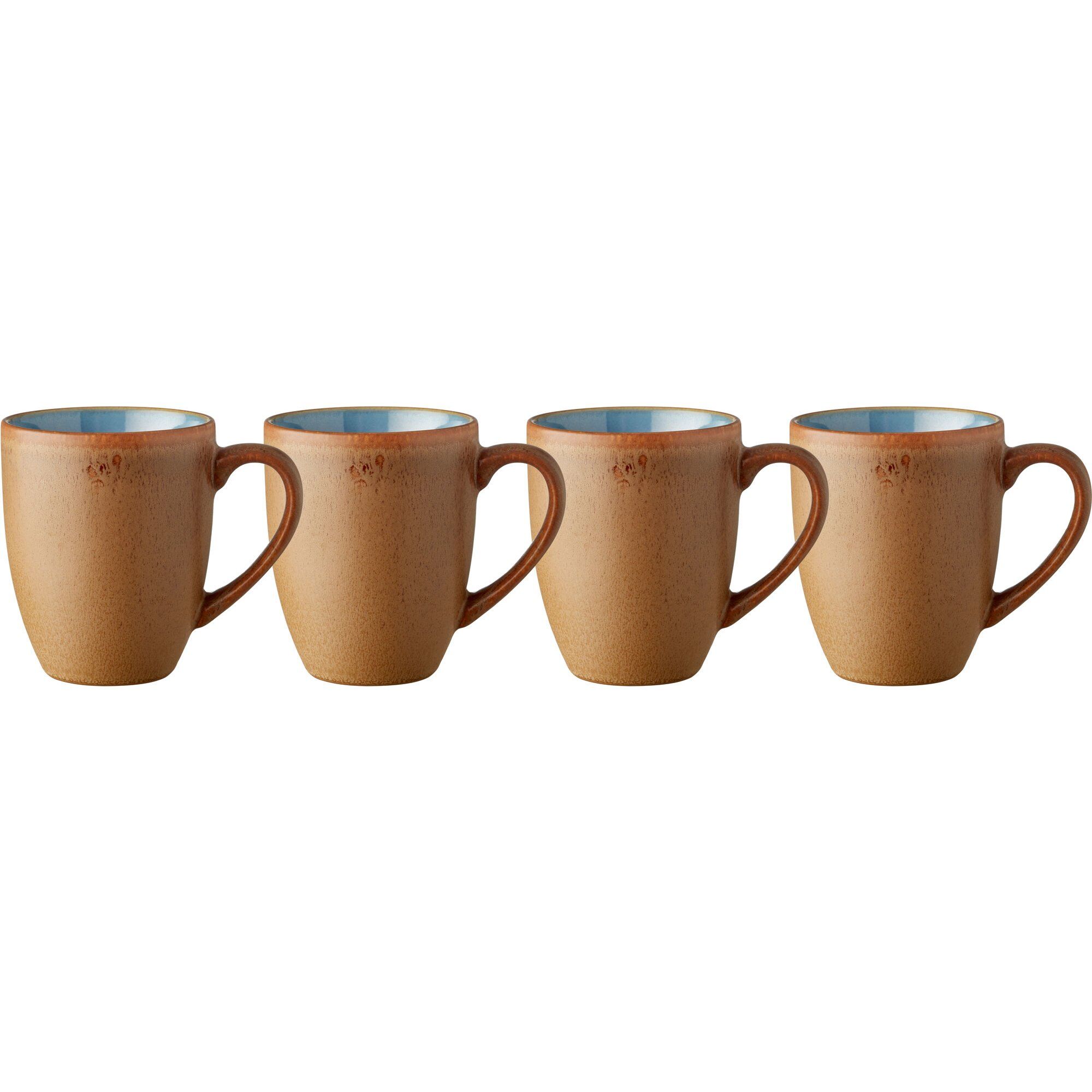Mugg med handtag 30 cl 4-pack, wood/ocean