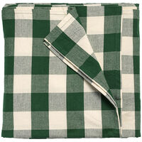 Elsa dug 250 × 145 cm, grøn/beige