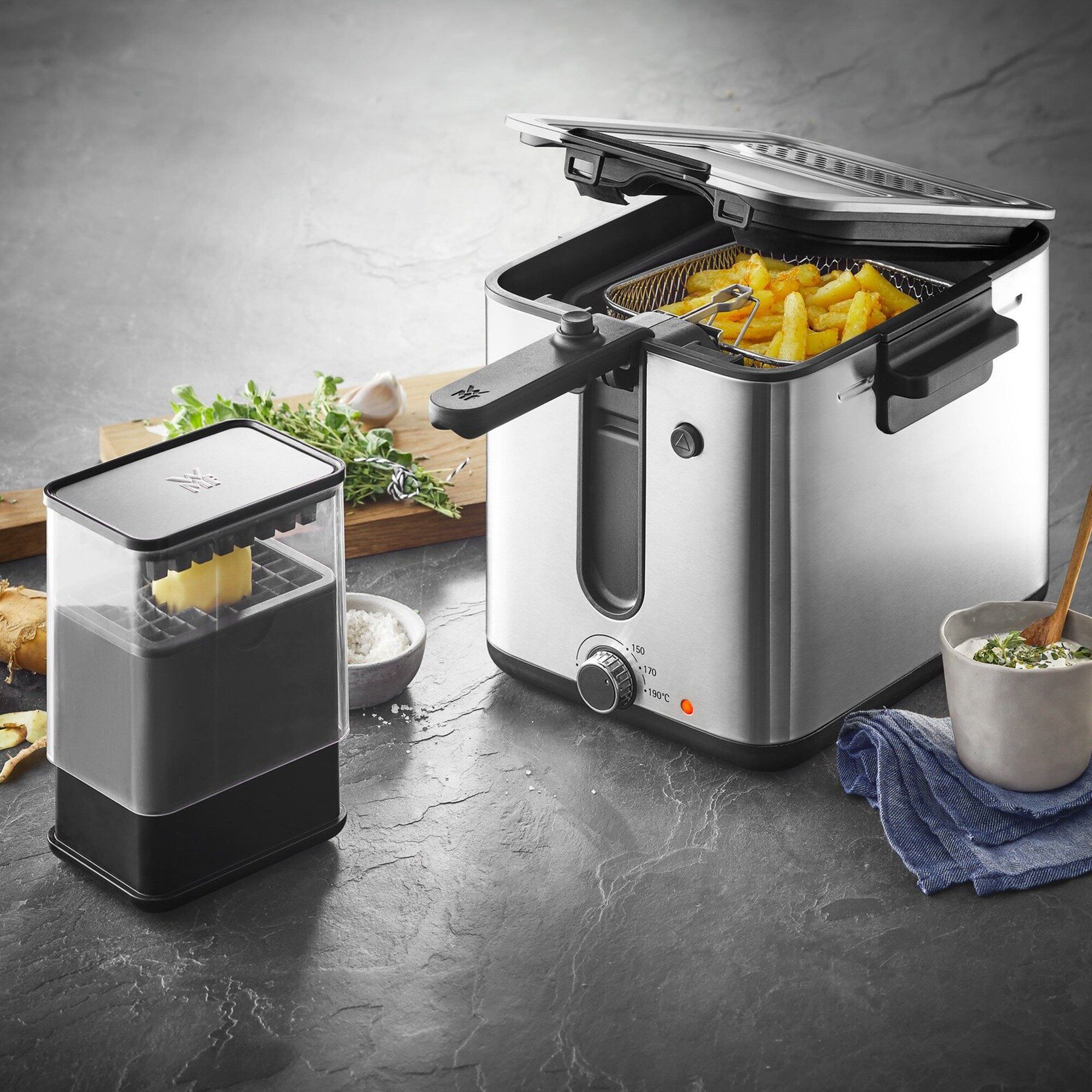 Alternativ bild 1 för WMF Kitchen Minis Fryer och Dicer fritös
