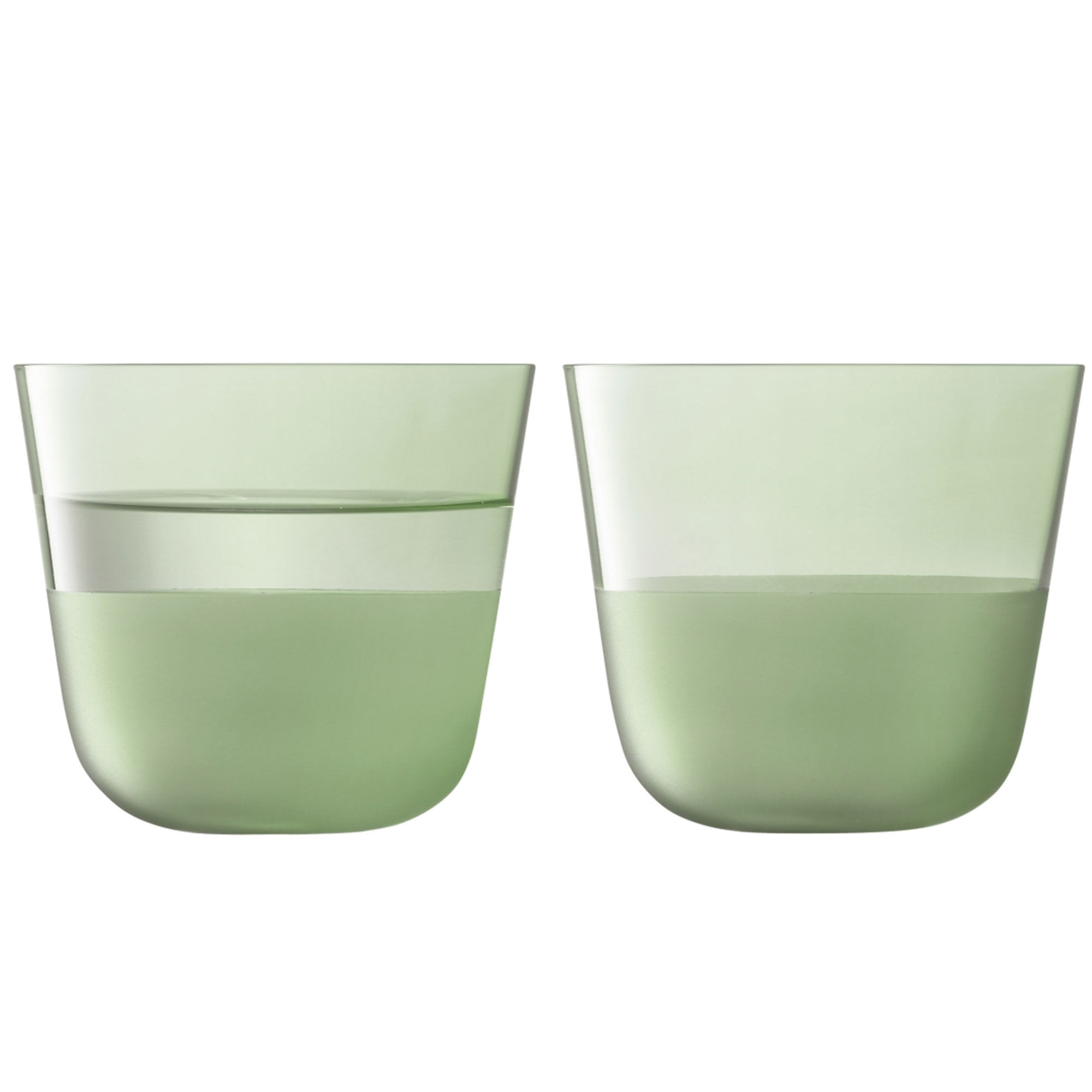 LSA Arc Contrast Moss dricksglas, 2-pack