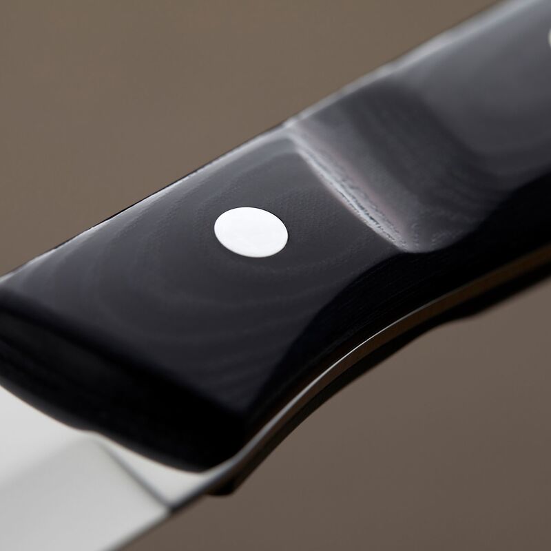 Old Farmer Micarta biffkniv XL 4 stk, svart/stål