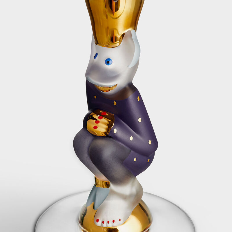 champagne-glas, 19 cl, lila