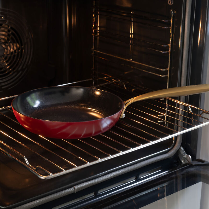 Combekk Stegepande- og kasserollesæt 4 dele, bordeaux