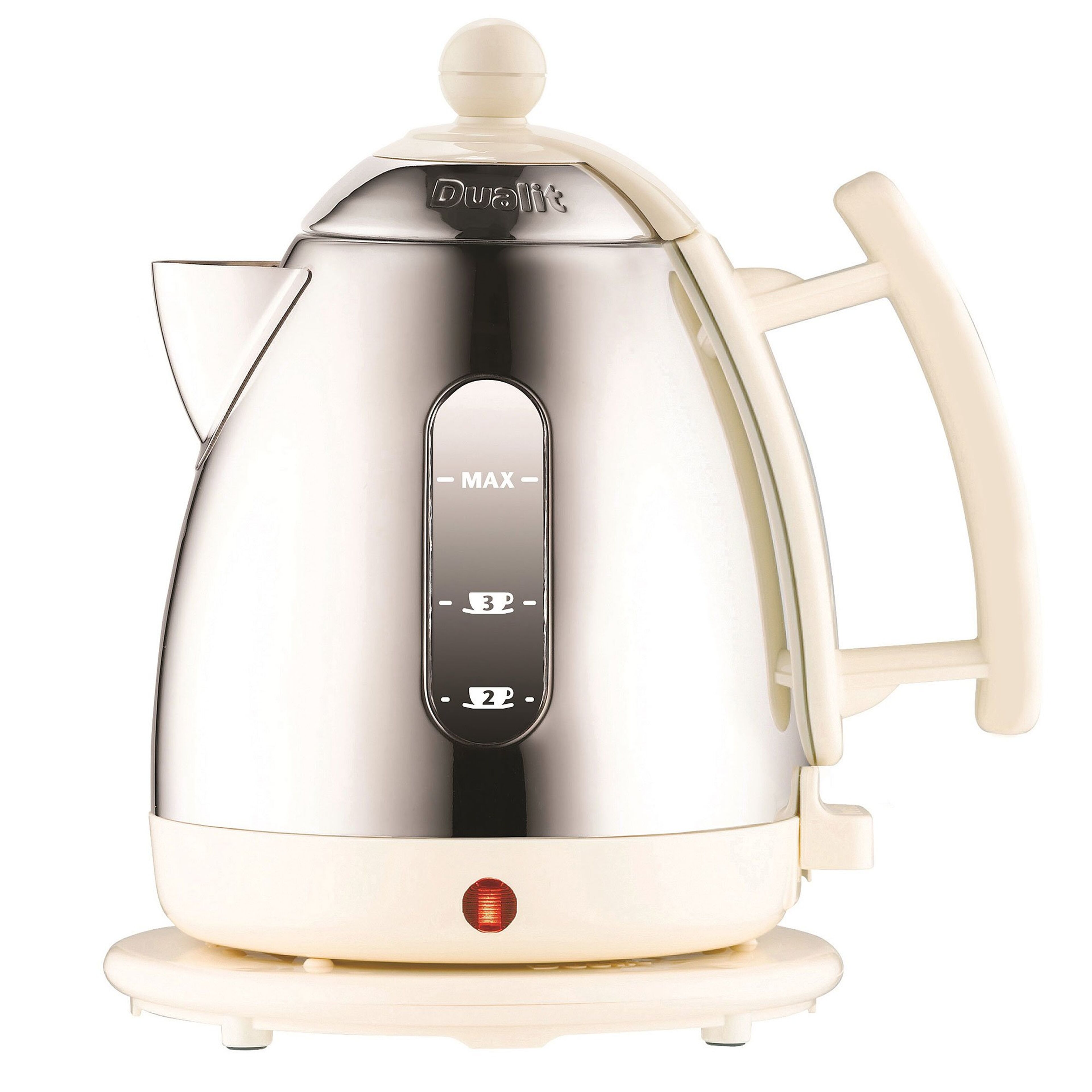 Mini vattenkokare, 1 liter, canvas/silver