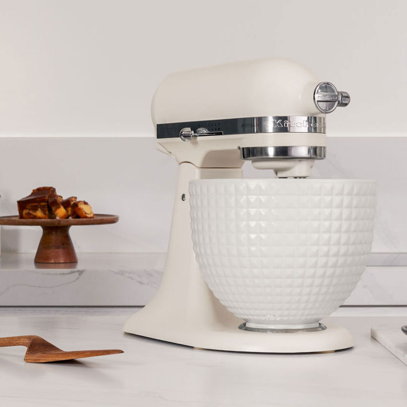 Artisan KSM156CXEPL kjøkkenmaskin 4,7 liter, white on white + rustfri bolle