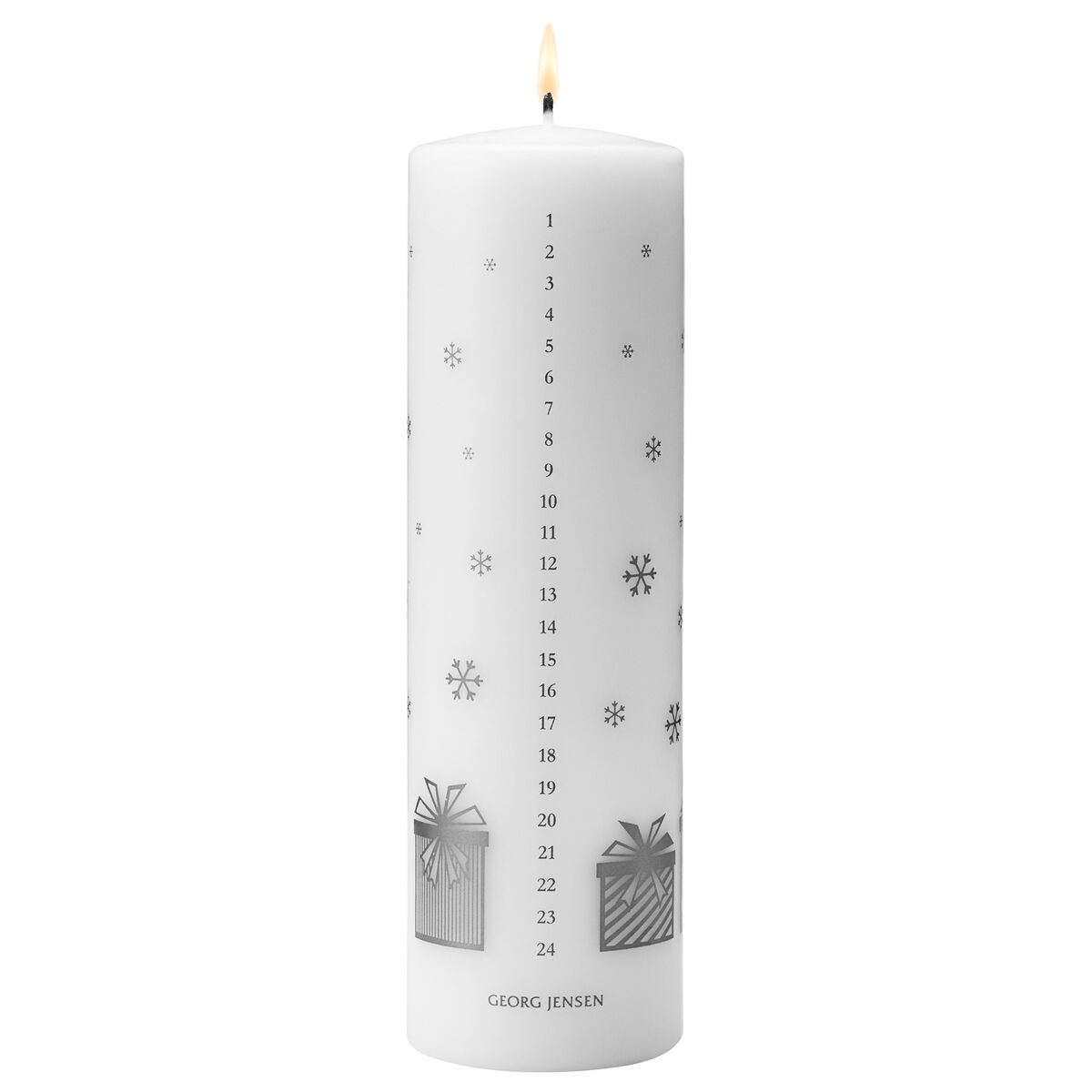 Georg Jensen CC 2025 kalenderljus, silver