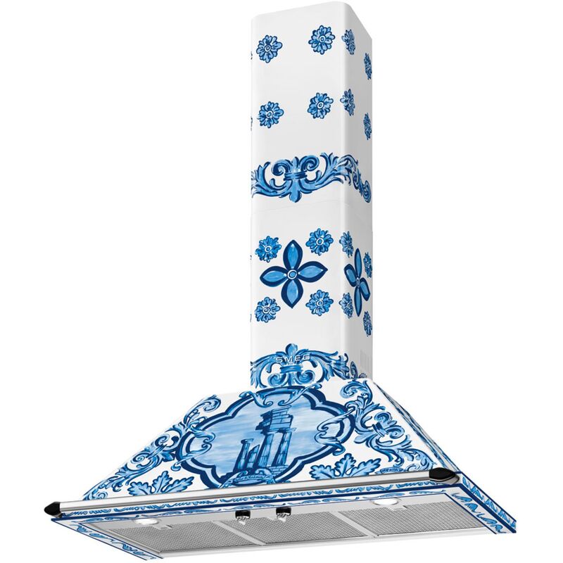 Vägghängd fläkt Dolce & Gabbana Blu Mediterraneo KT90DGME 90 cm