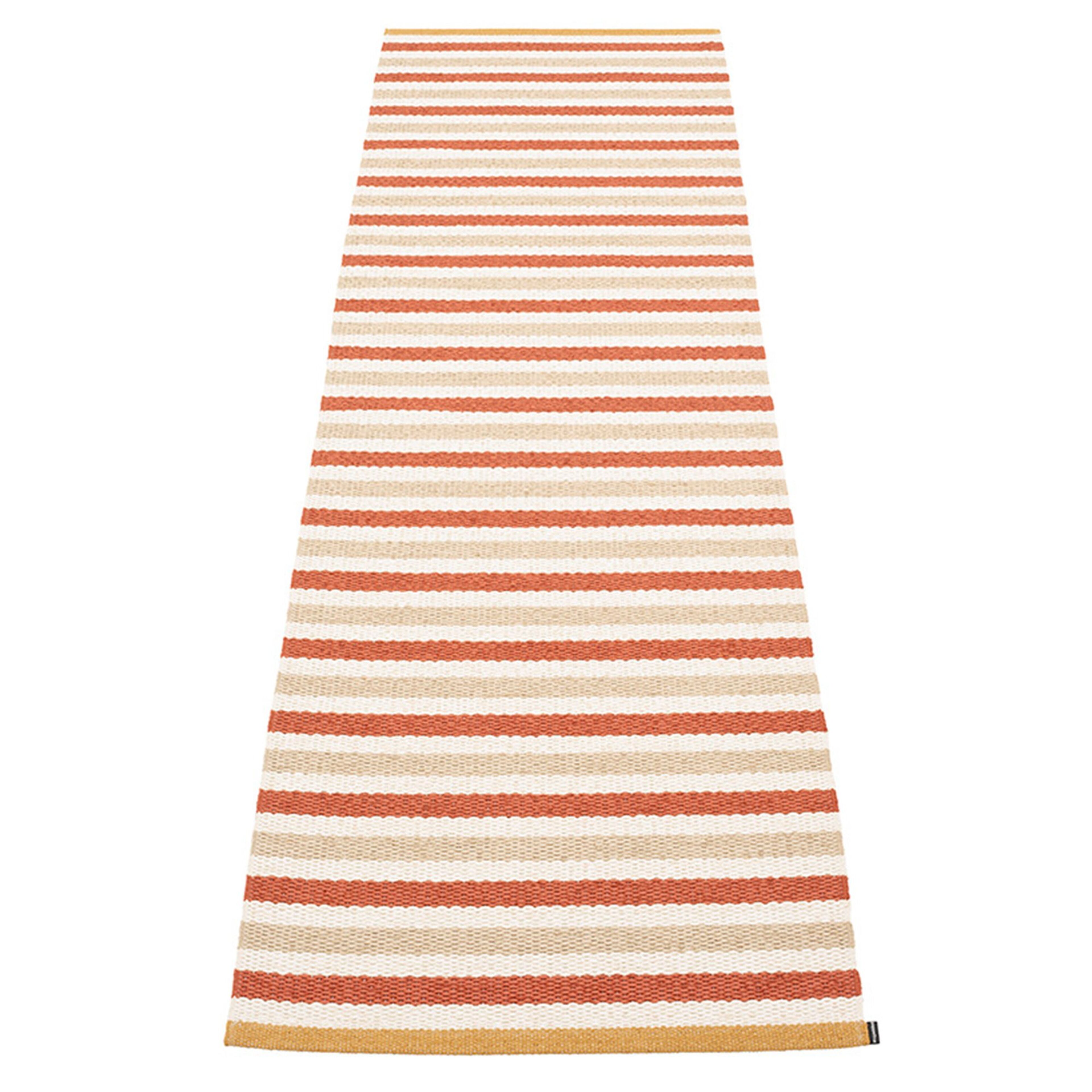 Teo matta 70 cm x 240 cm, brick/beige/vanilla