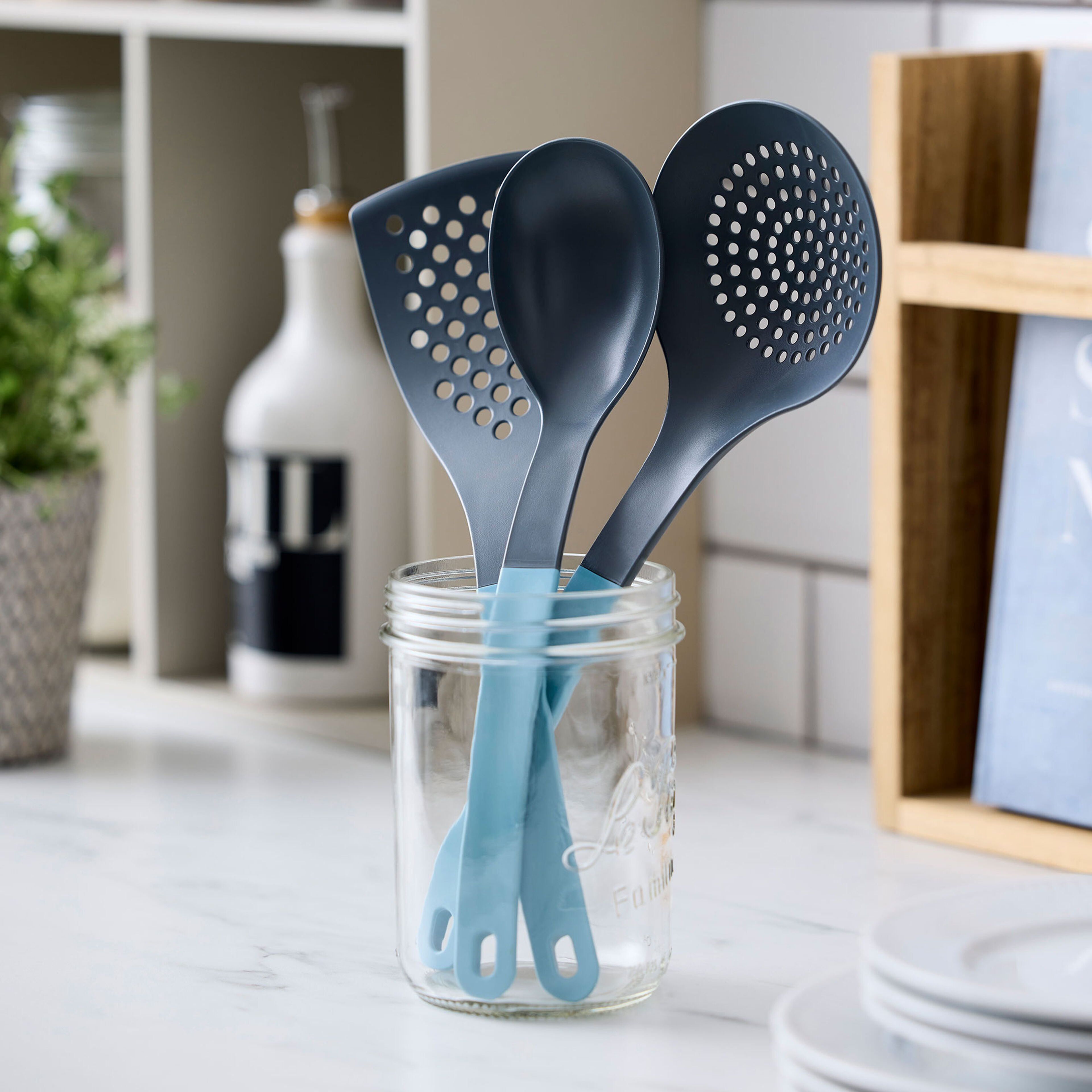 Rosti 2 Optima køkkenredskabs sæt 3 dele, nordic green