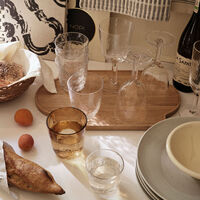 Hammered juomalasi, kirkas