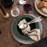 Coffee & More dyp tallerken, grønn