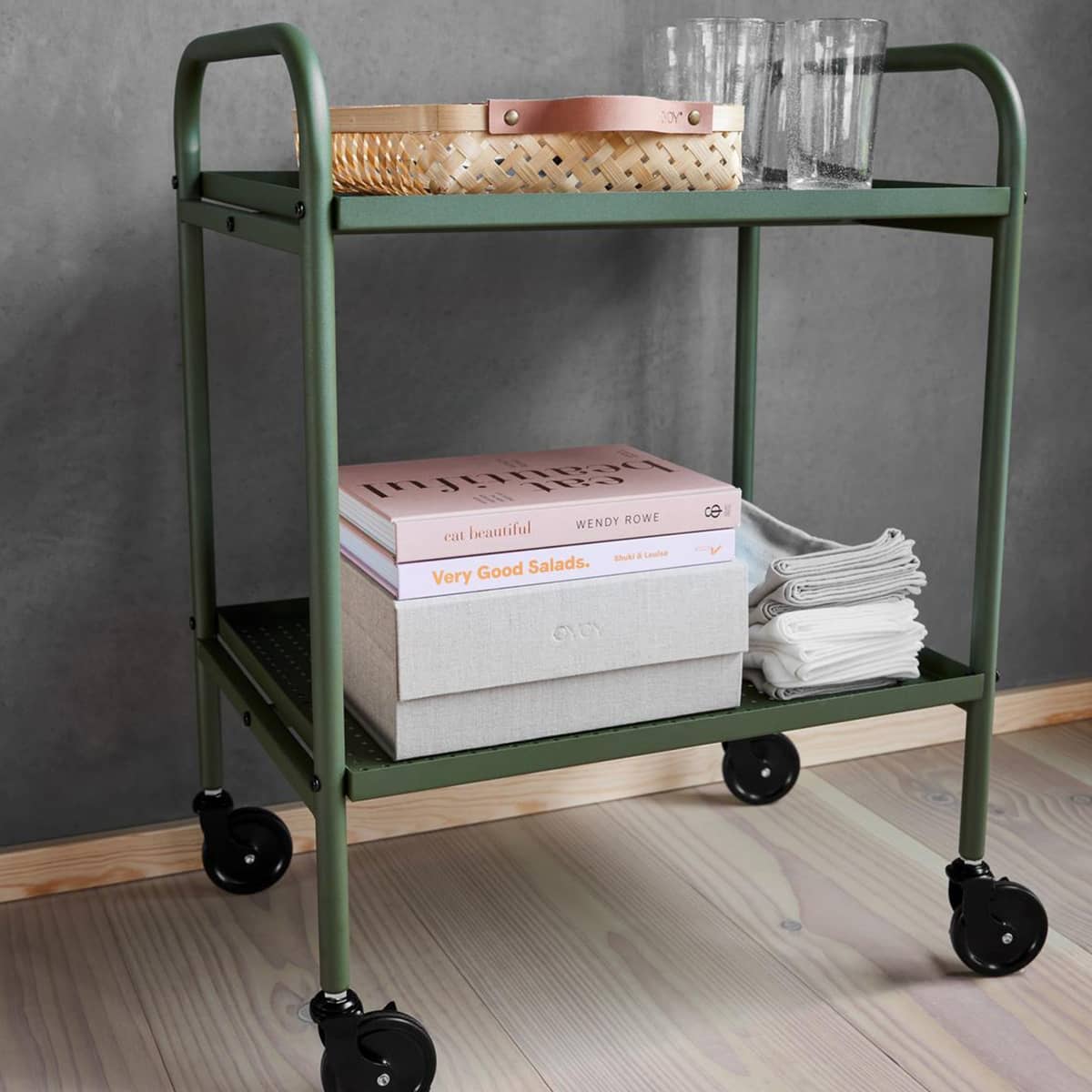 Maki Small vagn, oliv
