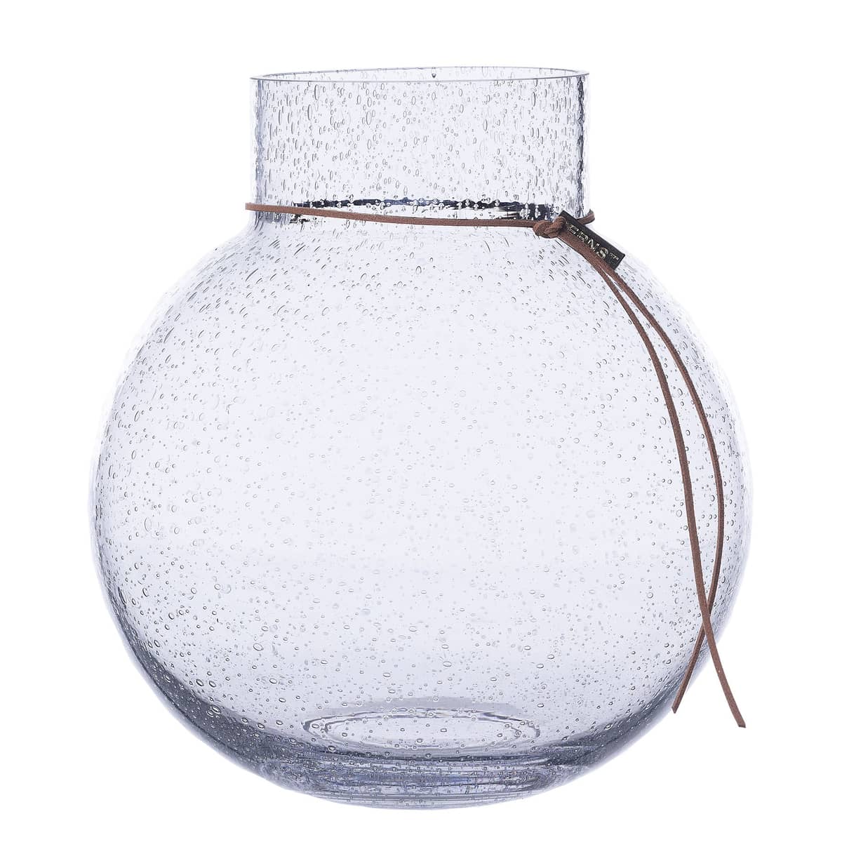 Bubblig glasvas 25 cm