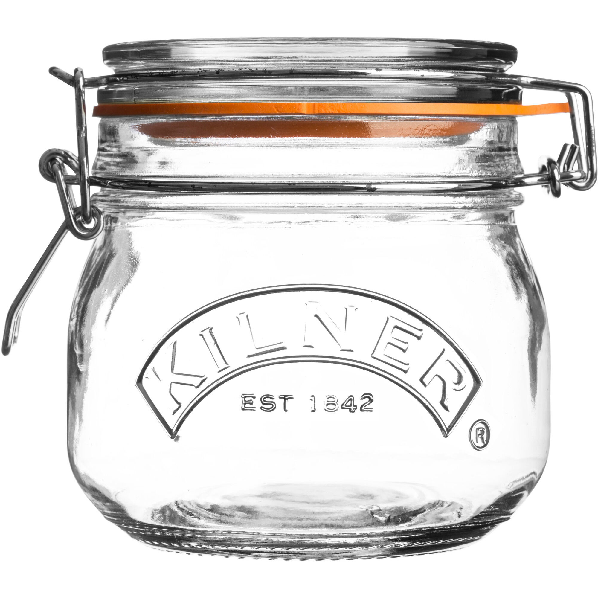 Kilner - Bygel oppbevaringsglass 0,5L hengslet lokk
