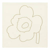 Piirto Unikko lautasliina 3 kpl, off-white/straw