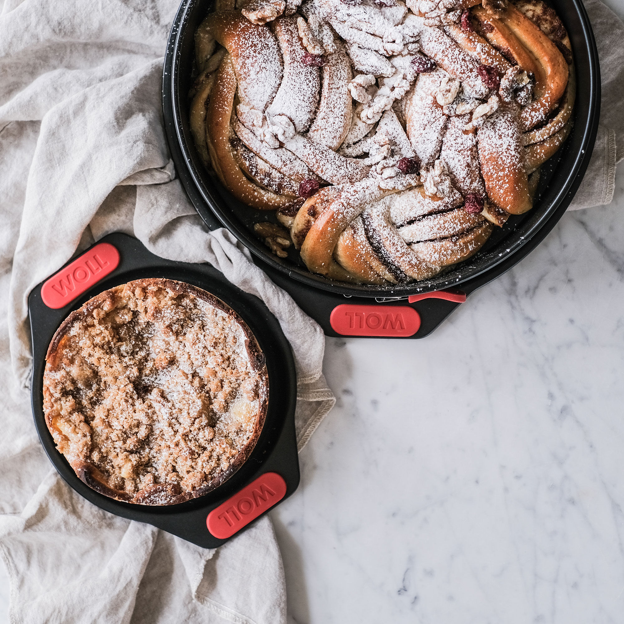 Woll - Bake It springform 15 cm svart/rød