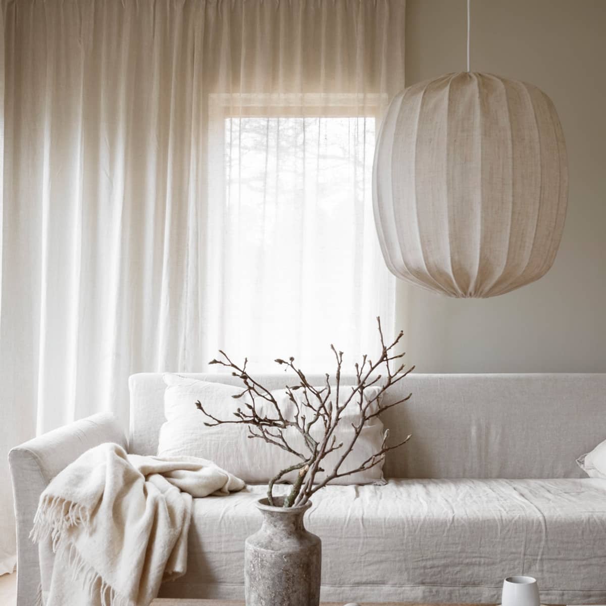Prisma Linen Natural kattovalaisin 45 cm