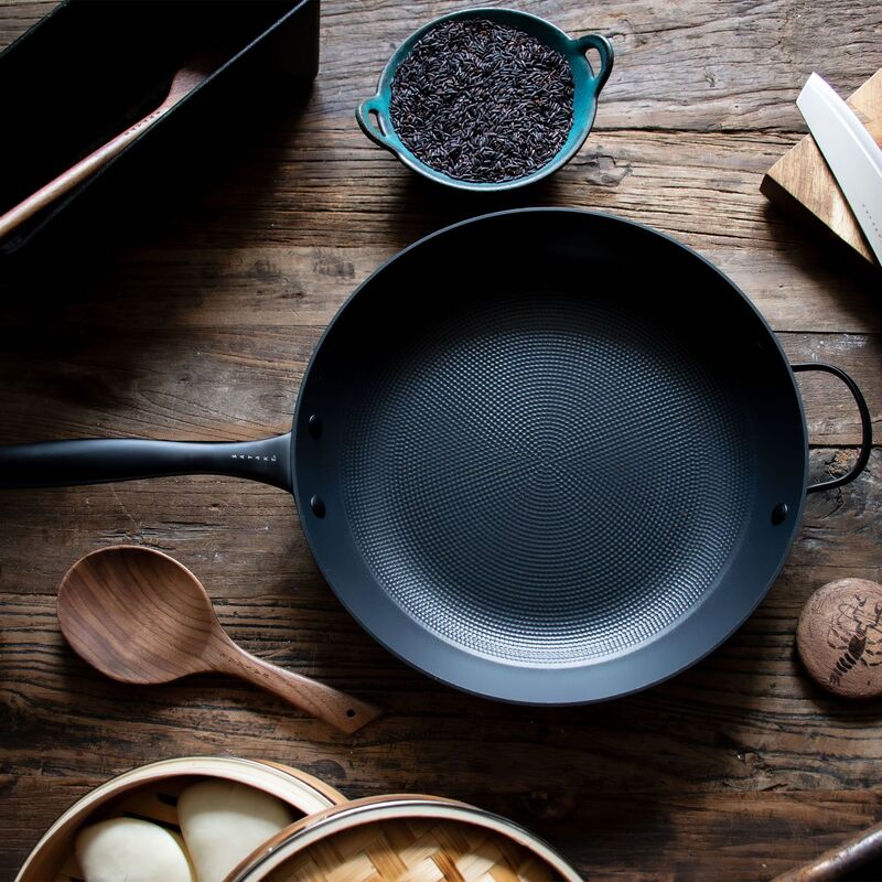 Stegepande 32 cm, letvægtsstøbejern