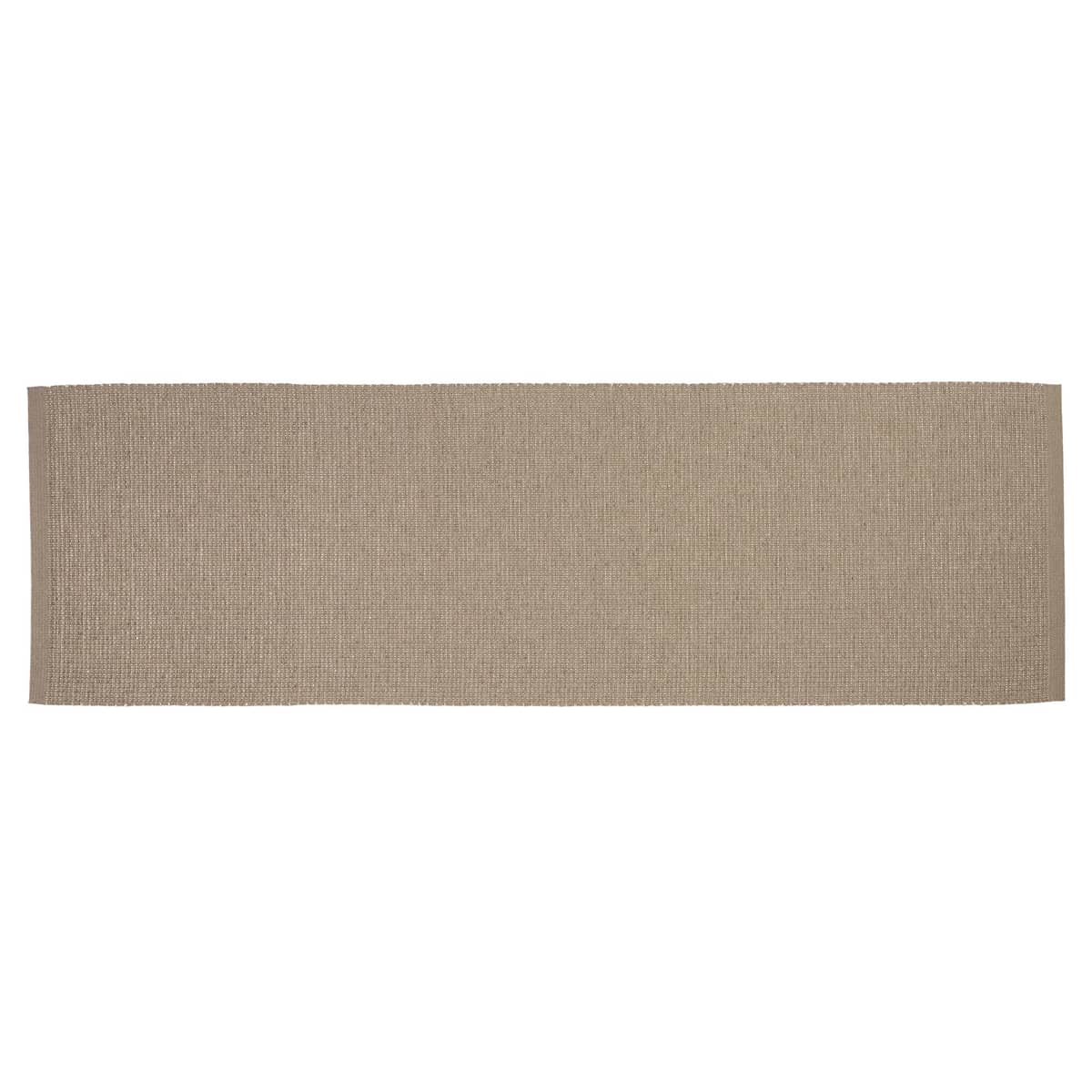 Emm gulvtæppe 240x70 cm, potato/beige