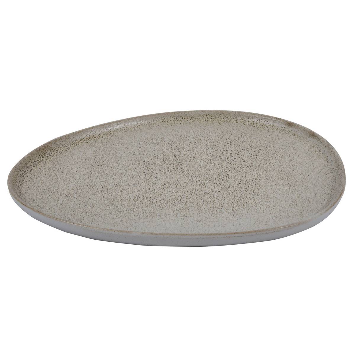 Raw Organic middagstallrik, 29x25 cm, sandy beige
