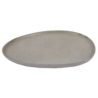 Raw Organic middagstallerken, 29 x 25 cm, sandy beige