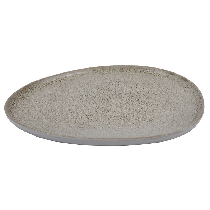 Raw Organic middatstallerken 29x25 cm, sandy beige