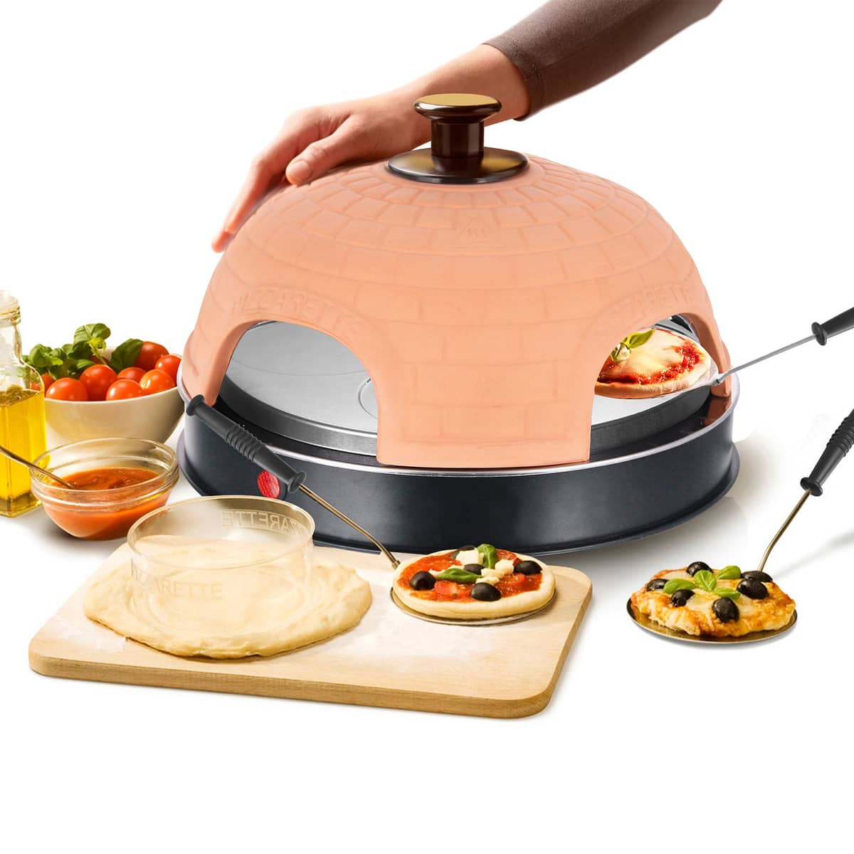 Pizzarette minipizzaovn til 4 pizzaer