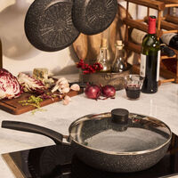 Vipiteno traktørpanne med lokk 28 cm, aluminium