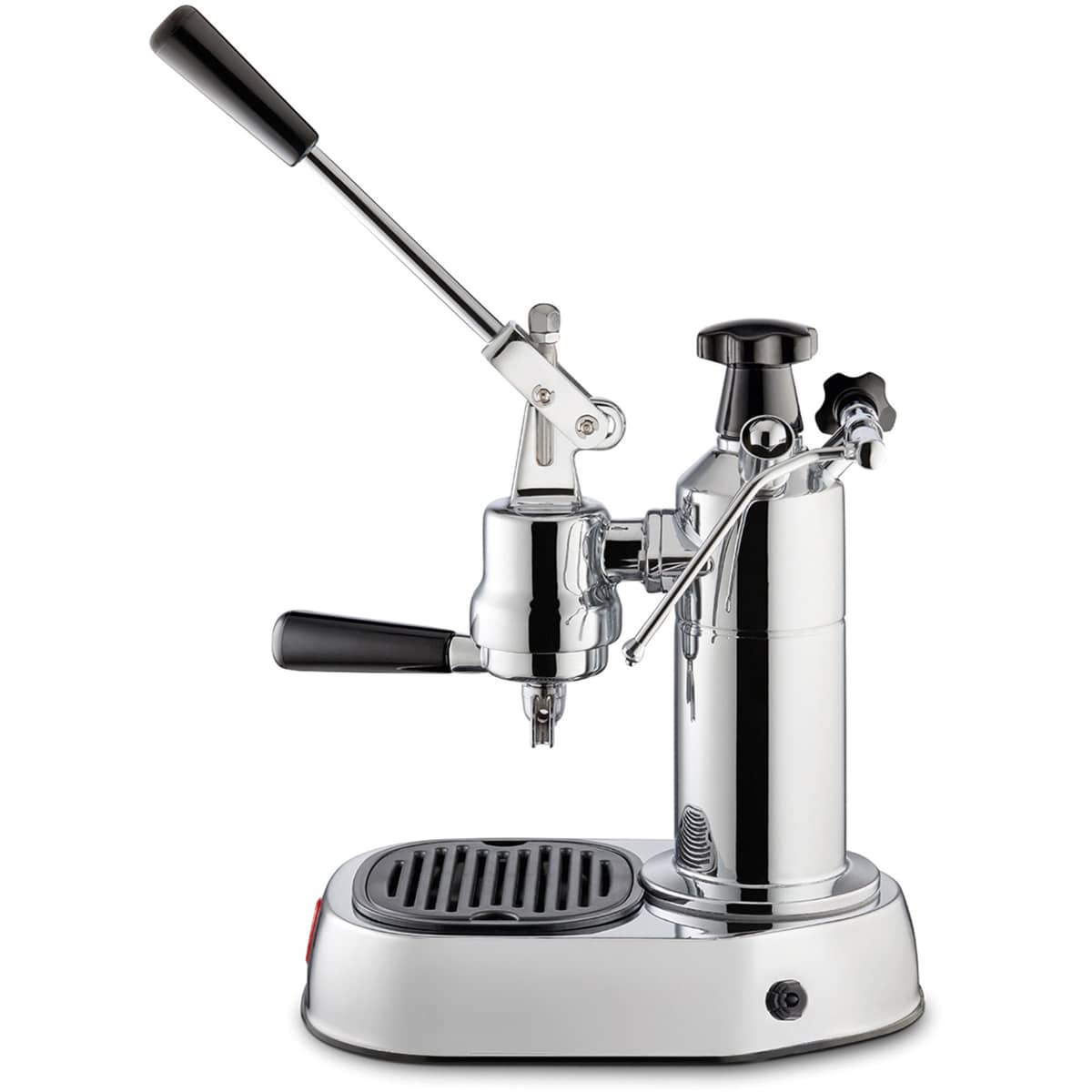 Europiccola Lusso Espressomaskin 0,8 liter Rustfrit stål, sort håndtag LPLELQ01EU