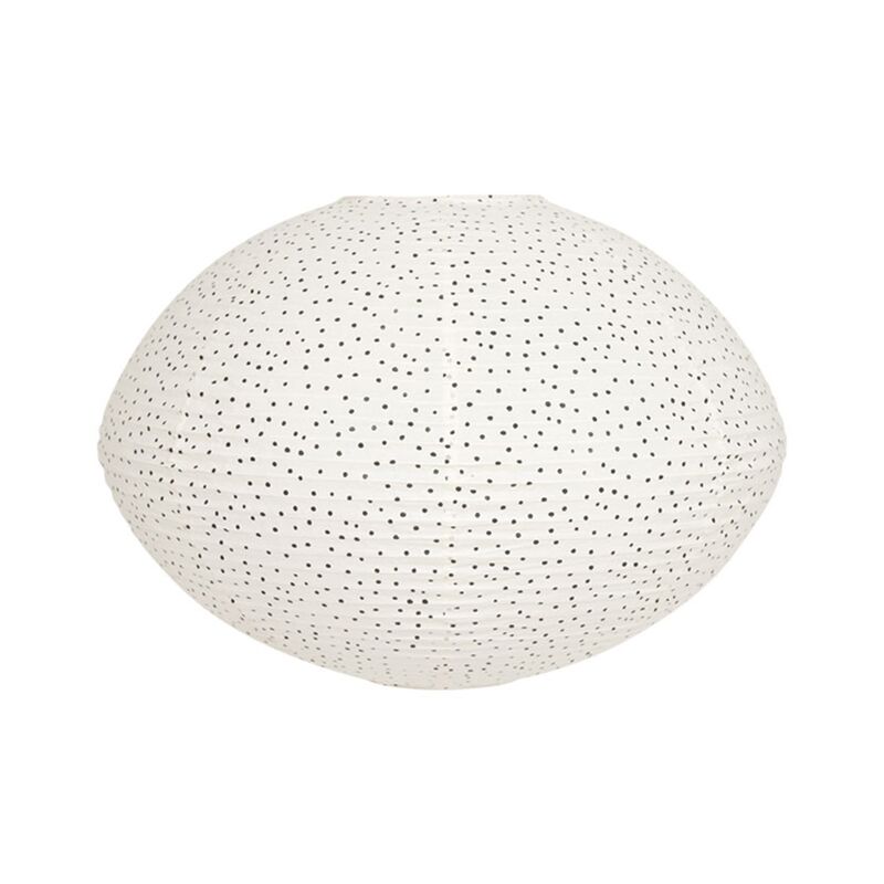 Moyo Paper Shade lampe 44 cm, off white/sort