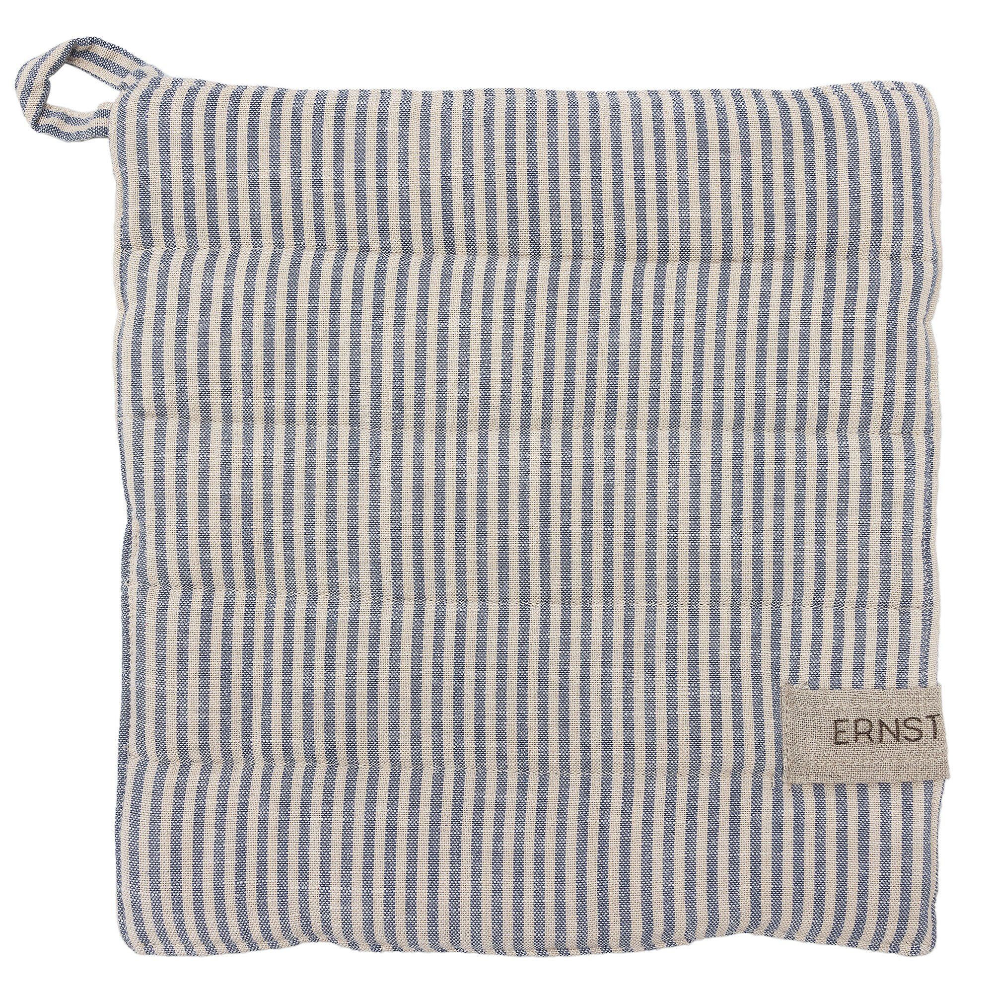 Grytlapp randig, blå/beige