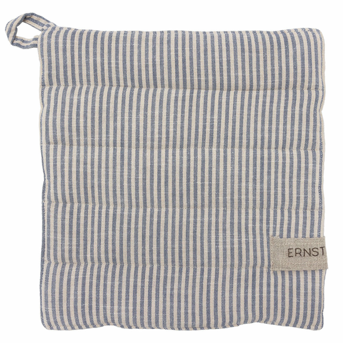 Patalappu raidallinen, sininen/beige