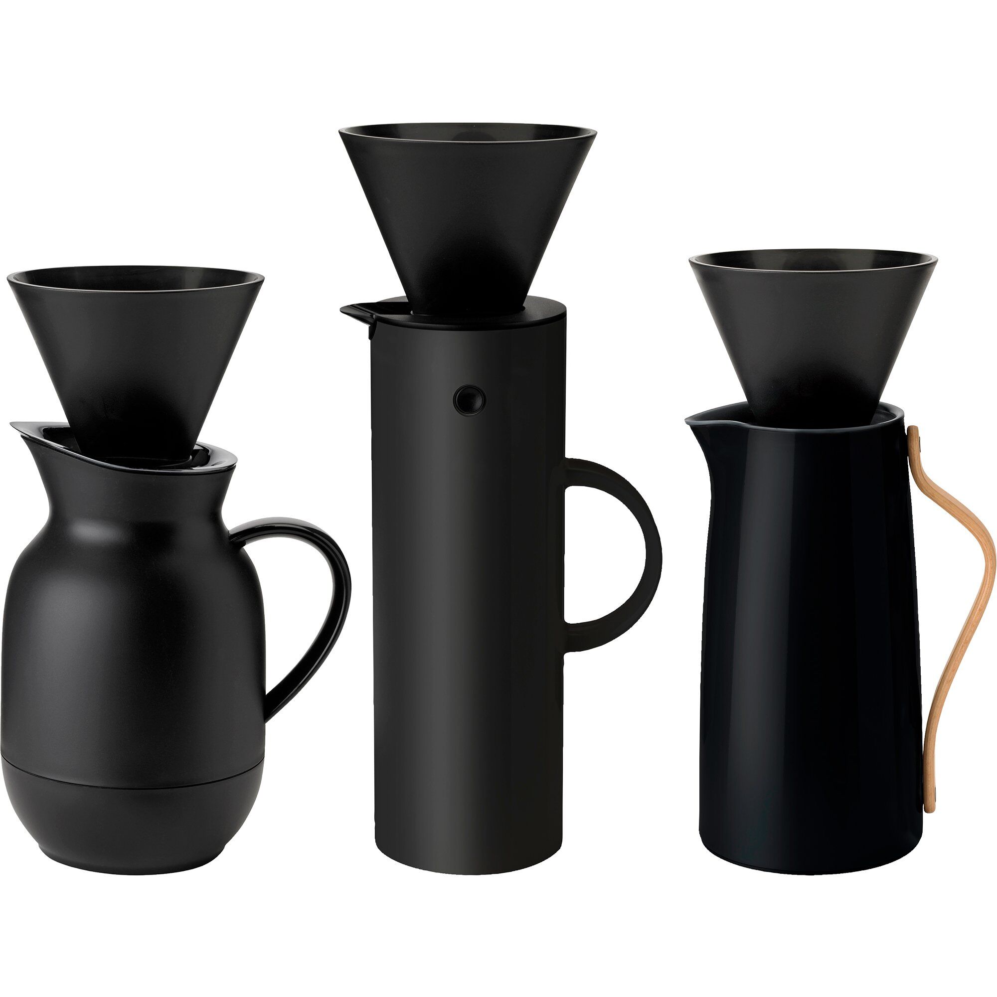 Alternativ bild 1 för Stelton Kaffetratt till termoskanna, svart