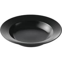 Groovy-syvälautanen 23 cm, musta
