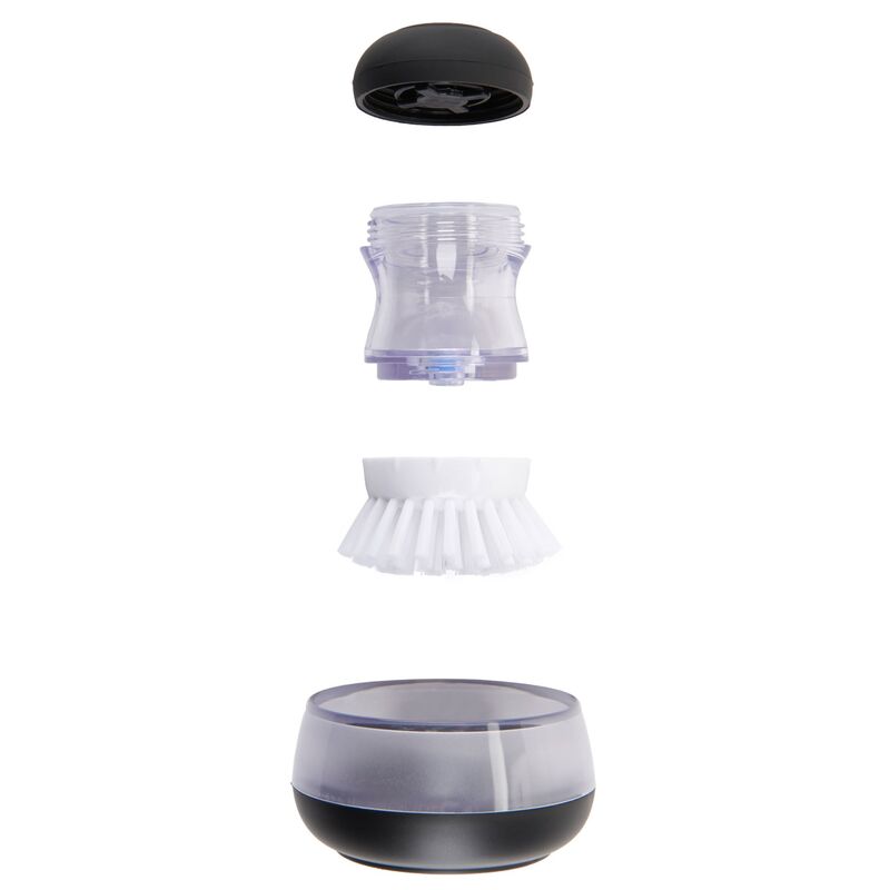 Oppvaskbørste med vaskemiddelpumpe