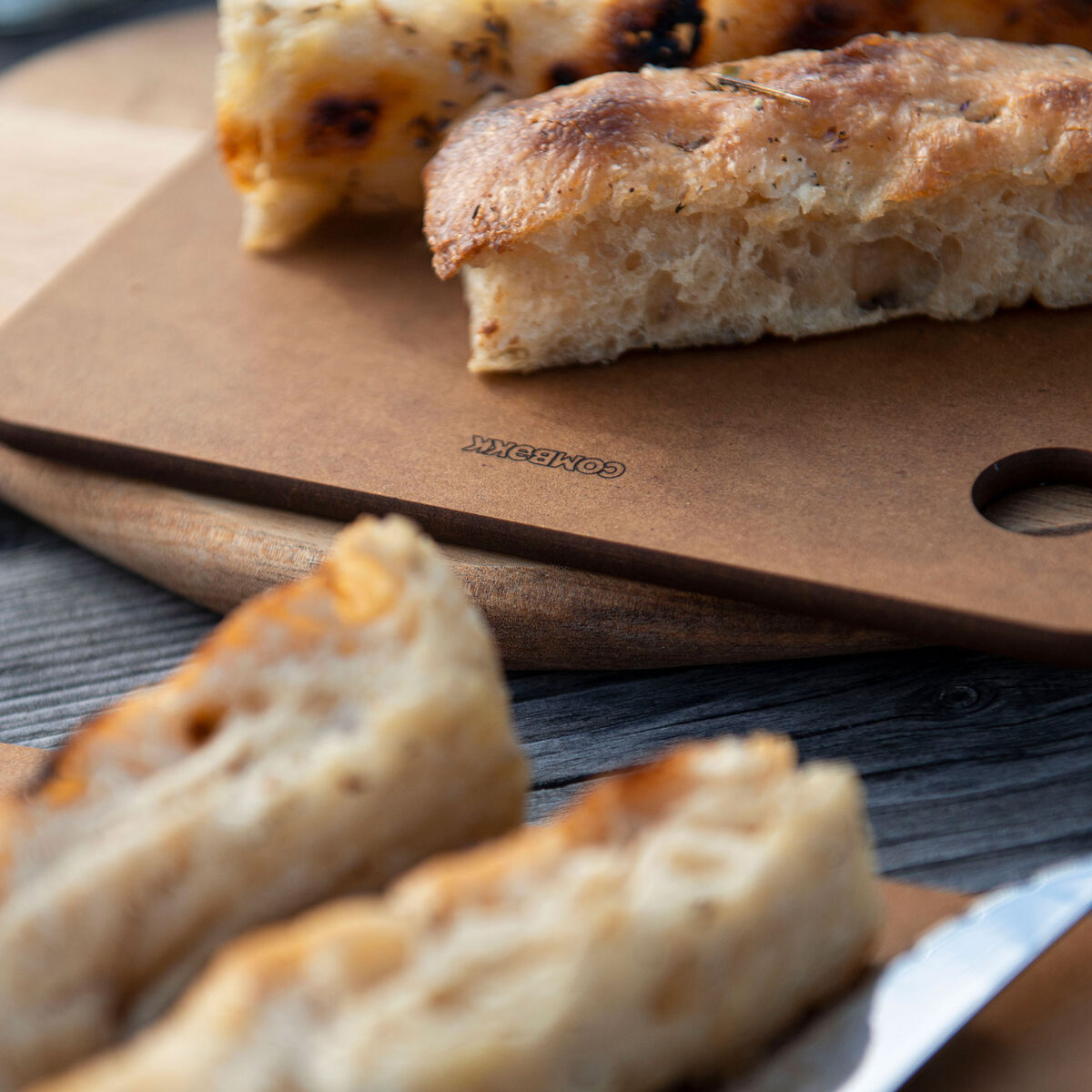 Skærebræt, brun, 2 stk.