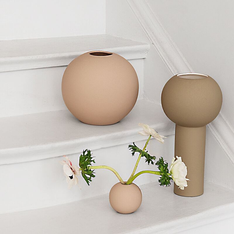 Pillar vas, 32 cm, sand