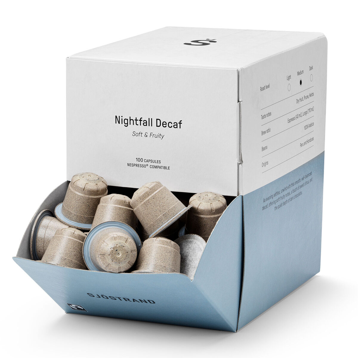 Nightfall Decaf kaffekapsler 100-pakning