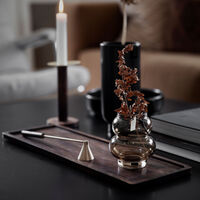 Træbakke Mørkebrun 15 x 45 cm.