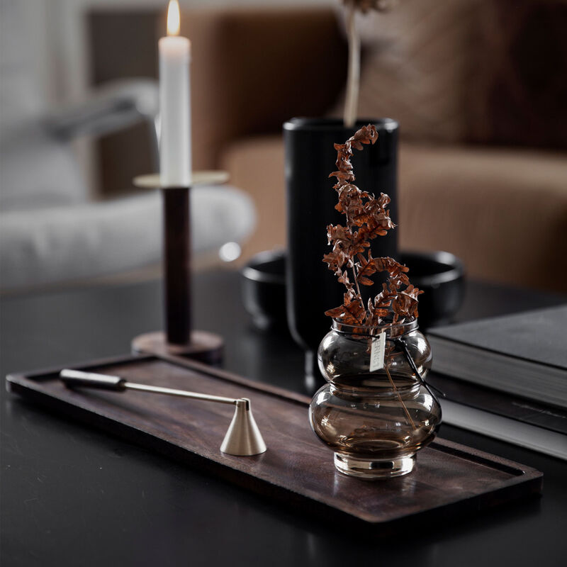 Puutarjotin Suorakulmainen Tummanruskea, 15 x 45 cm