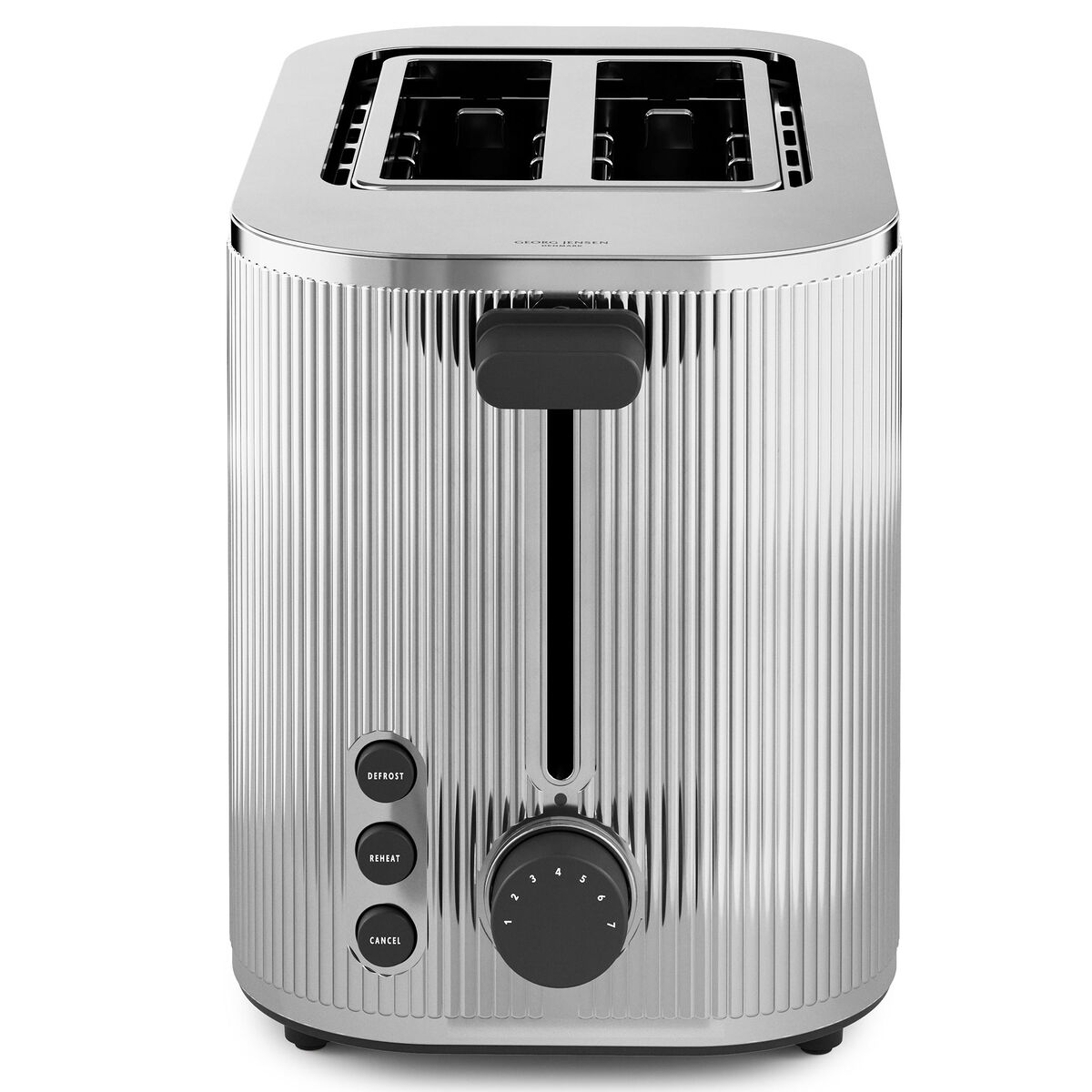 Georg Jensen Bernadotte brødrister, blankpoleret