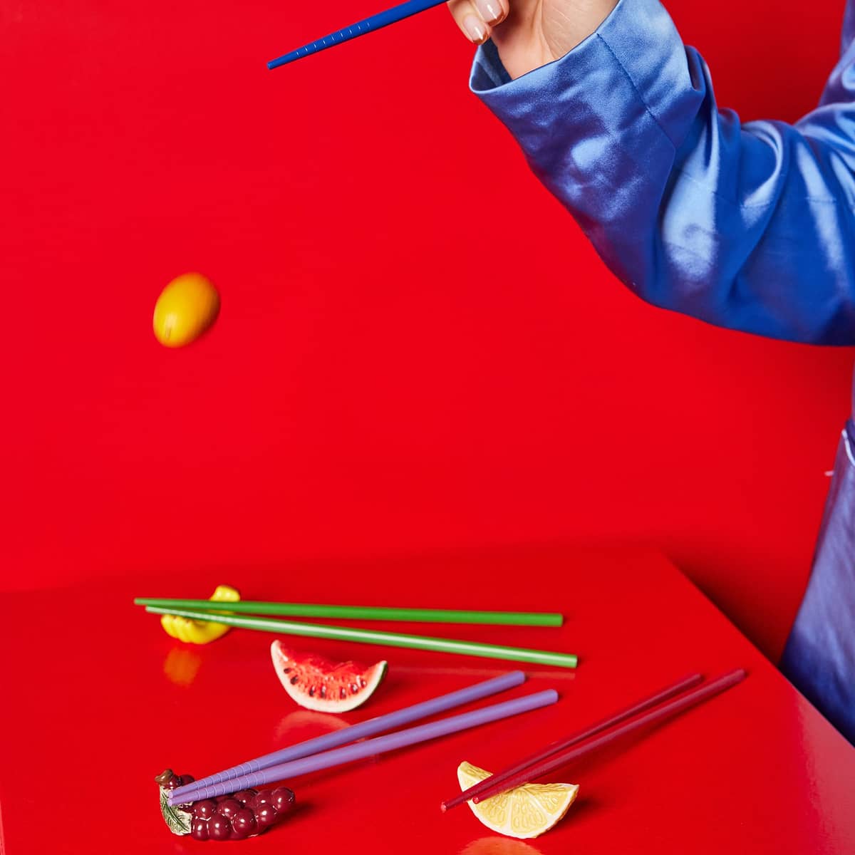 Fruits spisepindeholder 4-pak