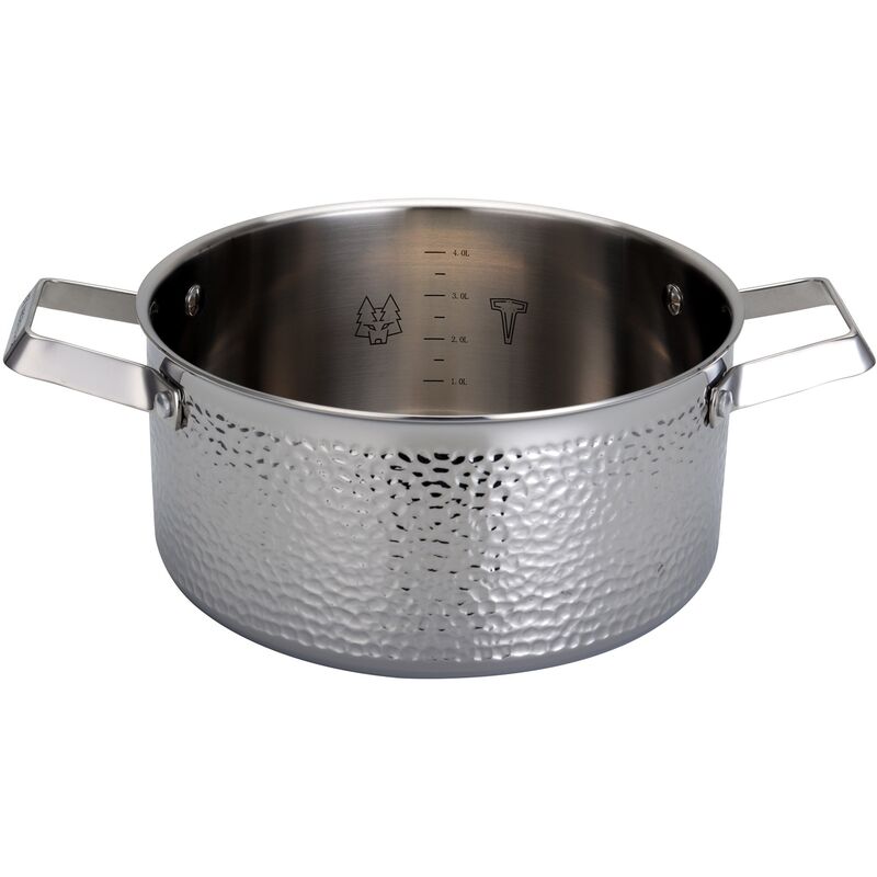 Pixel gryde 4 liter, rustfrit stål