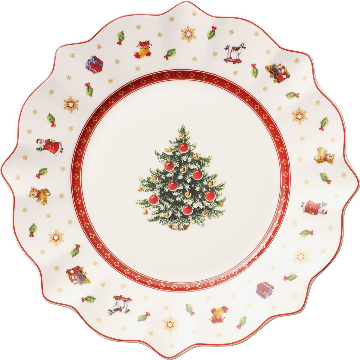 Toy's Delight tallerken 22 cm, hvid