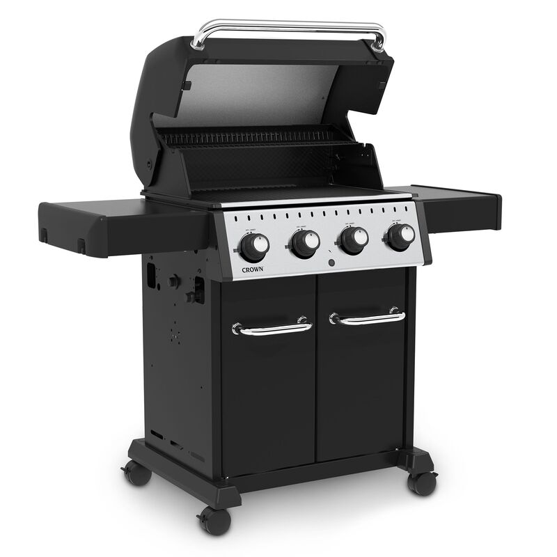 Crown 420 gasgrill, sort