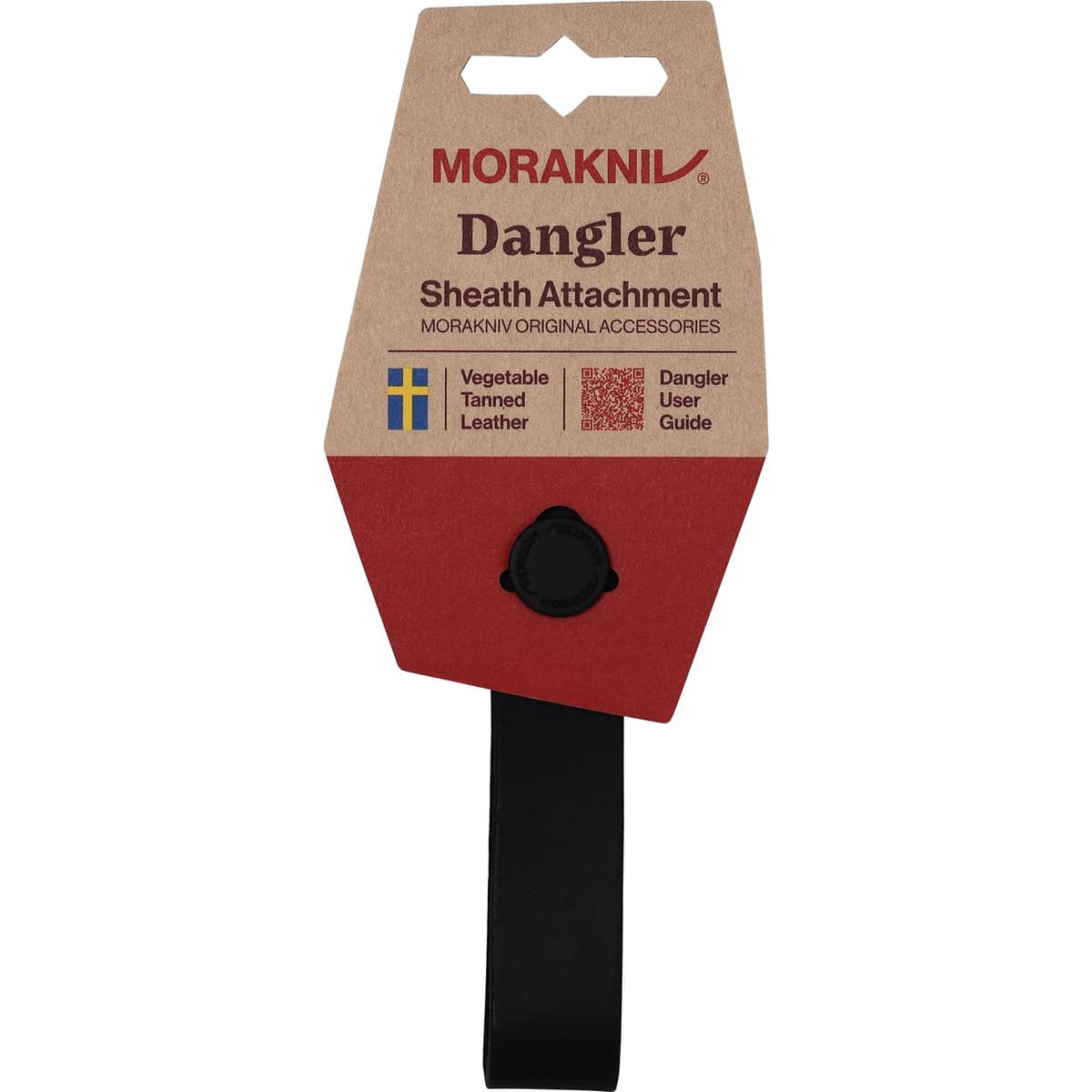 Dangler 10 med knapp, svart