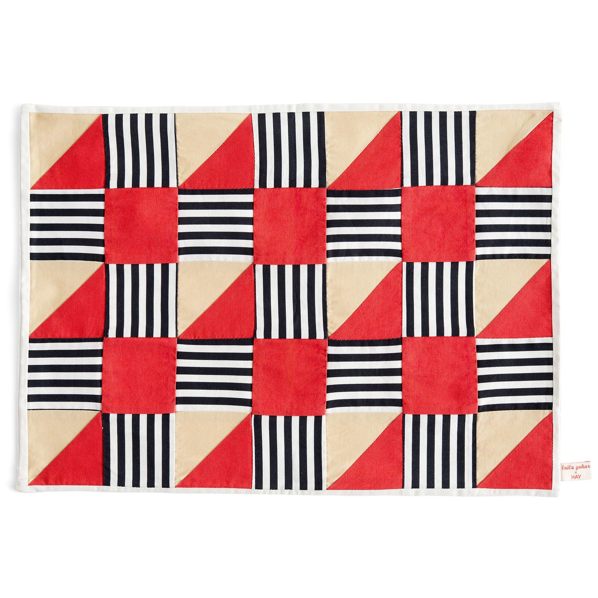 Sobremesa bordstablett, stripe red